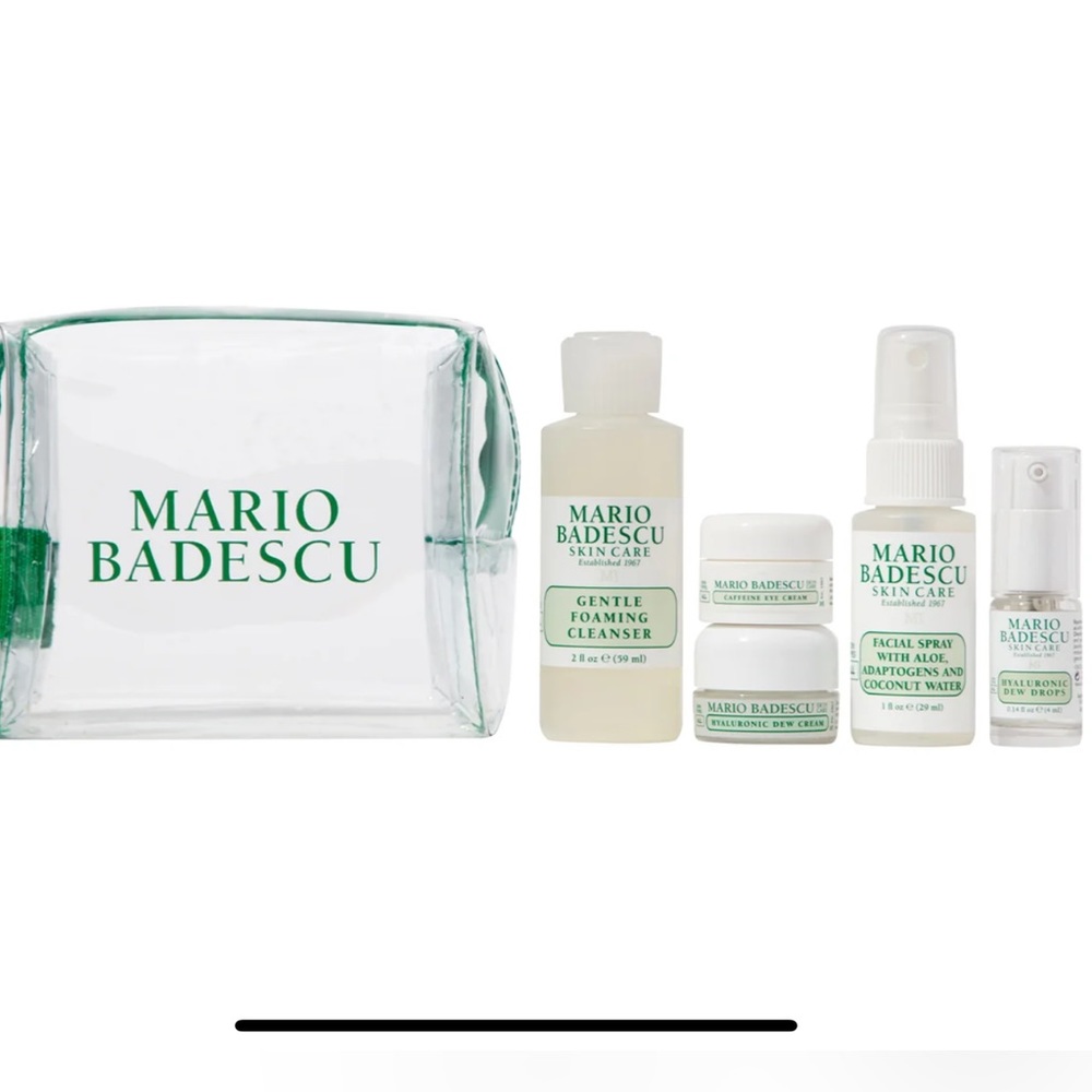 Brand New Mario Badescu Travel Kit Dewy Skin Essential Kit